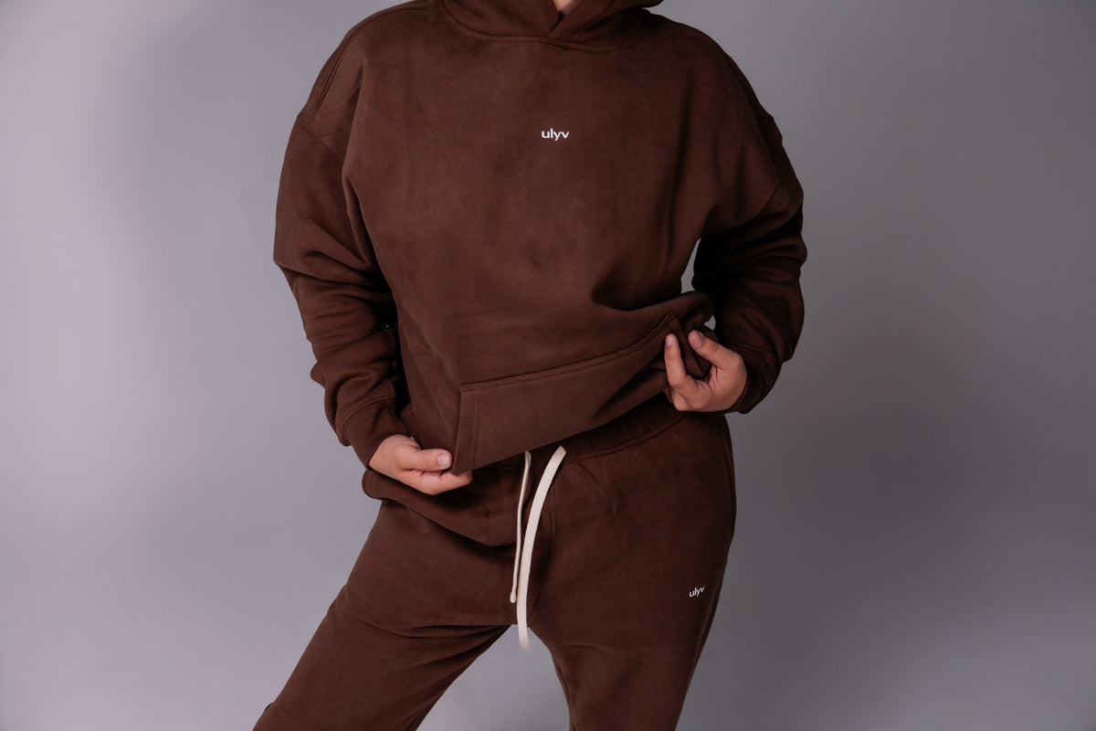 ULYV brown essential matching set